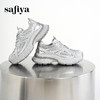 预售7天|Safiya/索菲娅2025潮酷厚底轻便增高透气百搭休闲运动老爹鞋SFD3112062 商品缩略图2