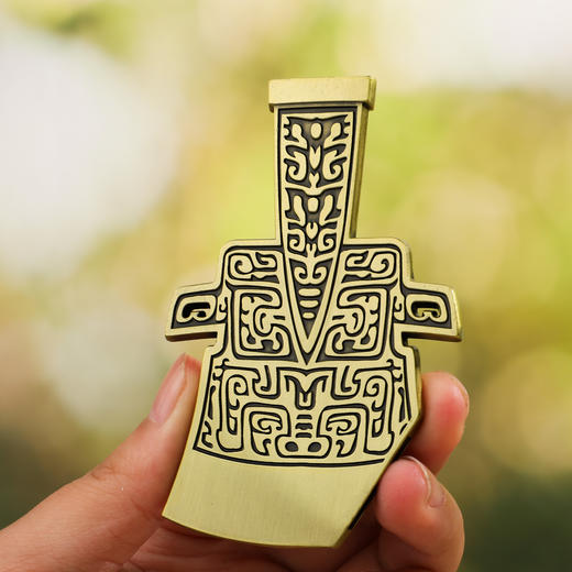 “钺”来越好青铜钺冰箱贴 商品图0