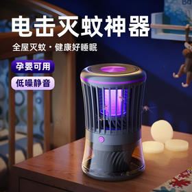 【灭蚊灯电击吸入式】二合一捕蝇 商用电池 家用高效灭苍蝇蚊子神器自动
