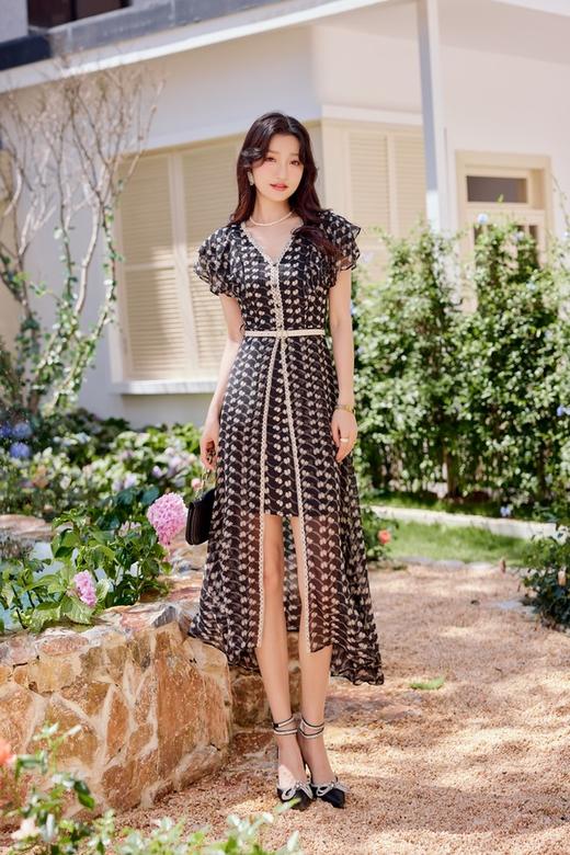 Le Malene 气质风轻薄飘逸连衣裙 20842 商品图0