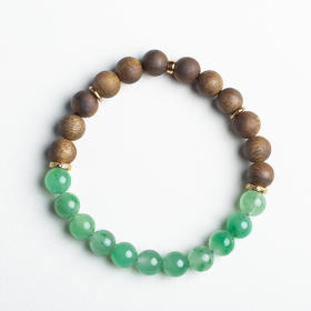 xy0404沉香+非洲翠半山半水手串