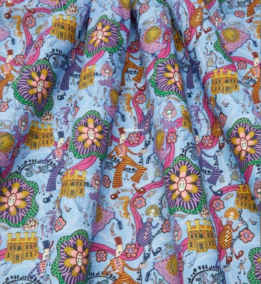 LT271B 新品 150周年限定 雪莉史密斯SHIRLE SMITH 蓝色 Liberty  269元/米 商品图3