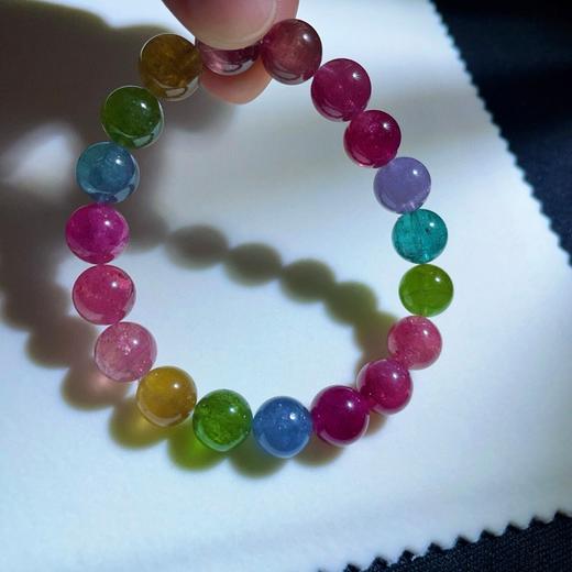 9.8mm单圈彩虹碧玺手串 商品图8