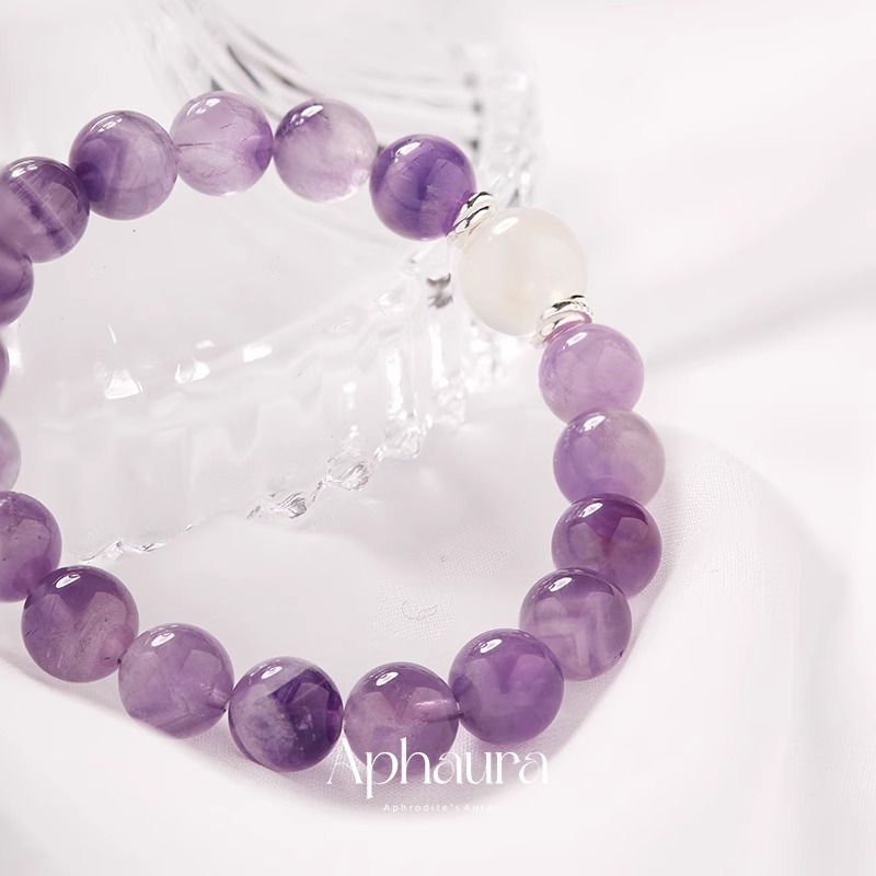 钻石豪门6000积分梦幻紫色渐变月光石手串