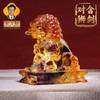宋韶光大师新款含剑对狮 古法琉璃摆件家居礼品饰物 商品缩略图1