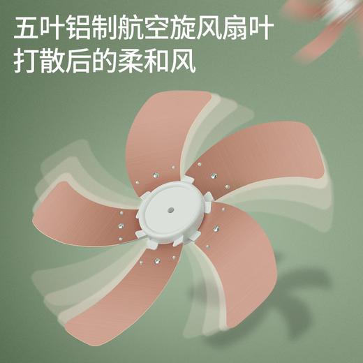 【骆驼电风扇台式家用】16寸台扇 宿舍学生办公室超强风力定时摇头  商品图1