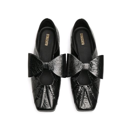 【云粉节】【思加图】BF楼思加图2025新款东京画家复古法式芭蕾舞鞋平底鞋女小皮鞋EGT03吊牌价1490，现价1098 商品图7