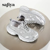 预售|Safiya/索菲娅2025时尚烫钻厚底轻便增高百搭透气休闲老爹鞋SFD3112061 商品缩略图3