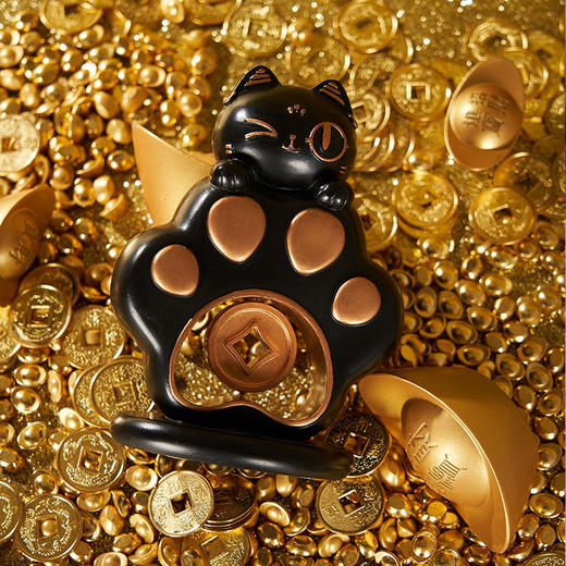 大英博物馆 巴斯特系列 萌猫“转”大钱桌面摆件 商品图3