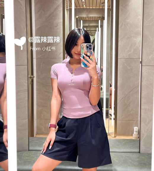 Lu家Luxtreme™ 女士7寸压胶西装短裤070202 商品图4