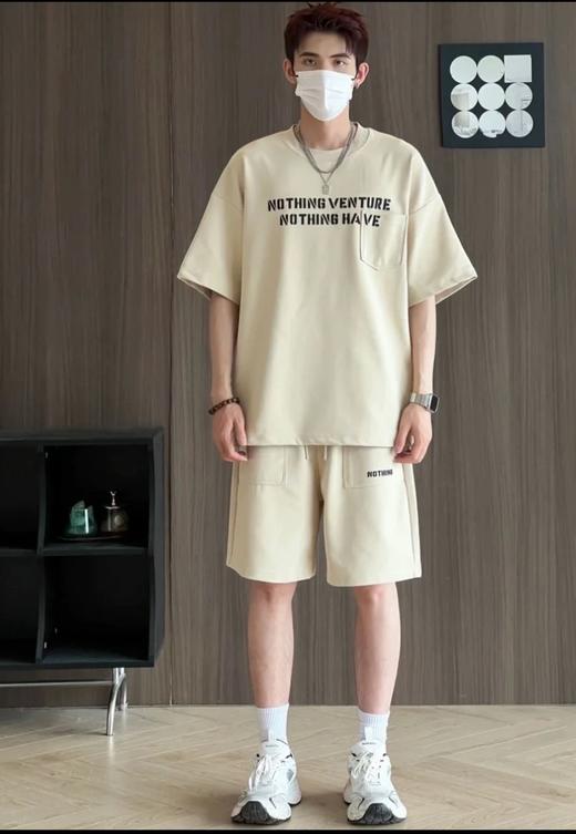 【无龄款】预售3天！2025夏季男士轻薄冰丝纯色套装H252271358 商品图2