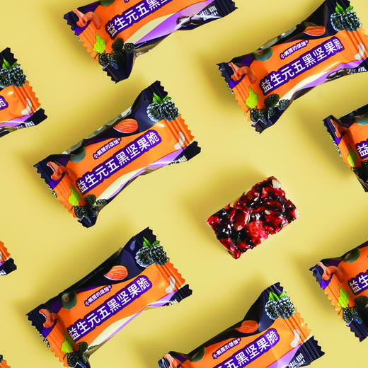 【坚果小食】五黑坚果脆：黑花生 黑桑椹 黑芝麻 黑莓 黑加仑 低GI 益生元（马鞍山中通发货） 商品图4