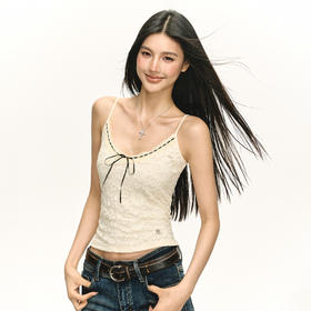 Ariseism 美式复古辣妹吊带背心女夏季新款外穿修身上衣