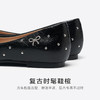 星期六黑耀甜心金属方头平底单鞋SSD3111104 商品缩略图13