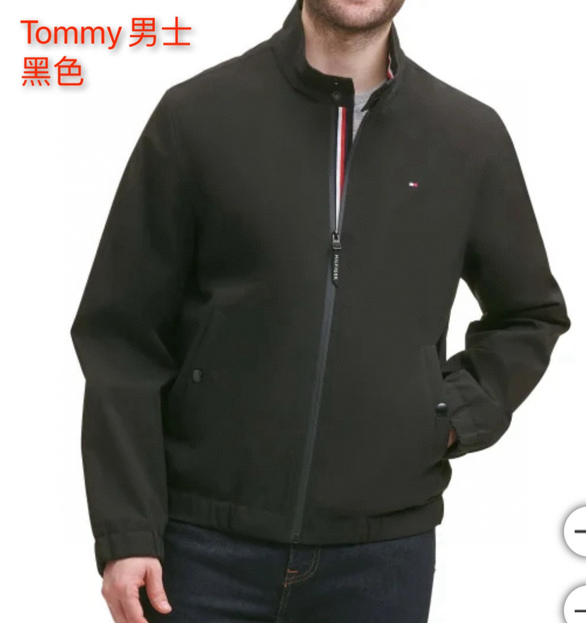 新款好帅气❤️Tommy男士飞行员夹克外套折扣！美国直邮特价399元🉐包税包邮到手了，有黑色和蓝色，S-XXL，国内连一件衬衫都买不了