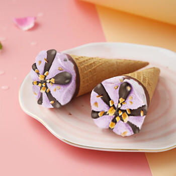 雀巢香芋味甜筒冰淇淋雪糕73g*6 冰激凌 0反式脂肪酸 脆筒工艺 商品图0