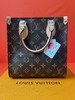 LOUIS VUITTON Sac Plat PM 经典老花 帆布涂层拼牛皮革饰边 手提单肩斜挎包 中号 女款 深棕色 商品缩略图8