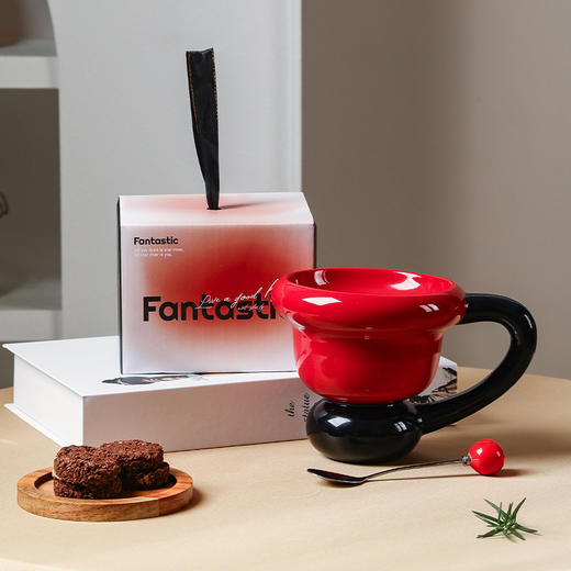 【范特西创意陶瓷马克杯】ins风伴手礼情侣水杯礼物 办公室高颜值雪糕杯马克杯礼品 商品图5