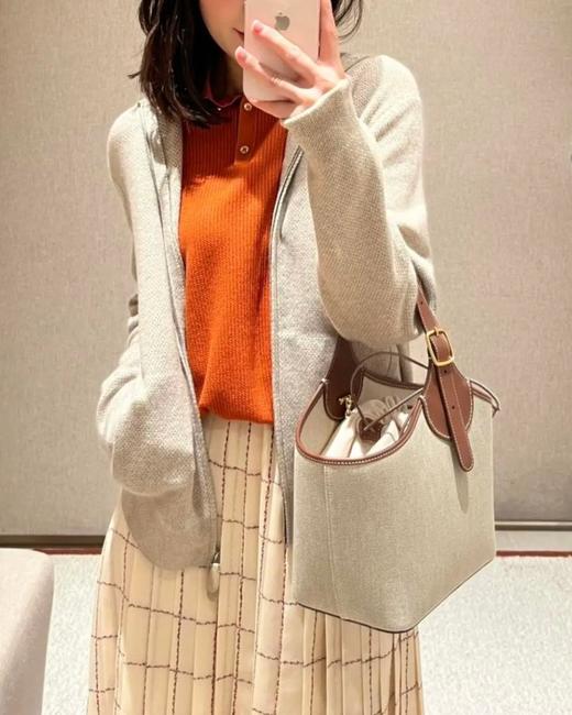 女款Bobbin帆布袋包包  亚麻抽绳内袋ba015 商品图5