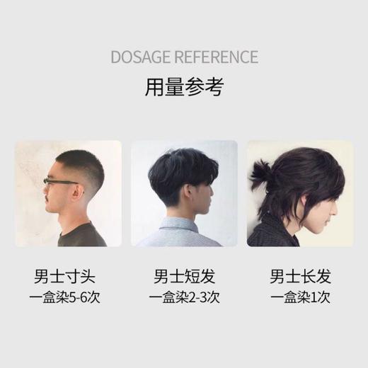 正品美源染发剂男士快速染发霜植物遮盖白发纯黑色染发膏在家染发 商品图3