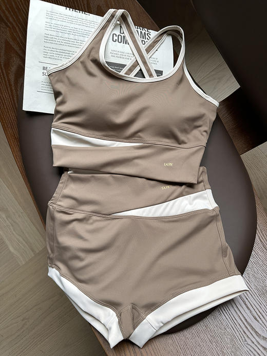 现货 THS-无 女士 lap家 收腹显瘦瑜伽服套装 运动套装 BP223 商品图6