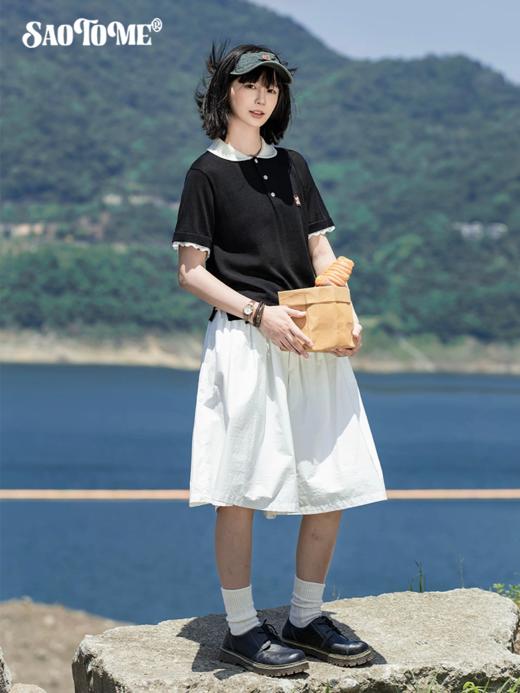 早乙女惠子saotome/STMTX12353/彼得潘领针织polo 商品图1