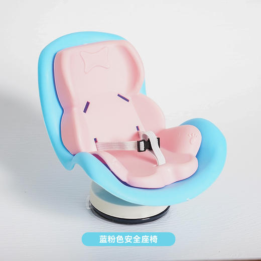 【呆萌可爱，乐趣驾驶~】labubu拉布布宝宝椅 安全座椅 车载出风口装饰件 棉花labubu娃娃车内座椅-QQ 商品图7