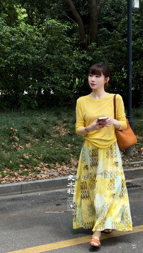 抽象图案——天丝半裙