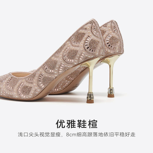 【星空系列】星期六水钻珍珠高跟鞋SSD3111141 商品图10