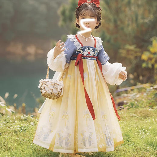 裁缝学苑TH03国风童装公主裙纸样儿童汉服连衣裙裙子打版裁剪 商品图2