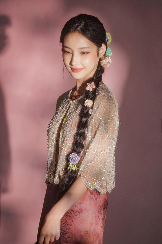 逸红颜明月优选#爆闪波浪边外套​​「天鹅」重磅高定非遗系列，双层蕾丝网纱，如月光织就～ 商品图4