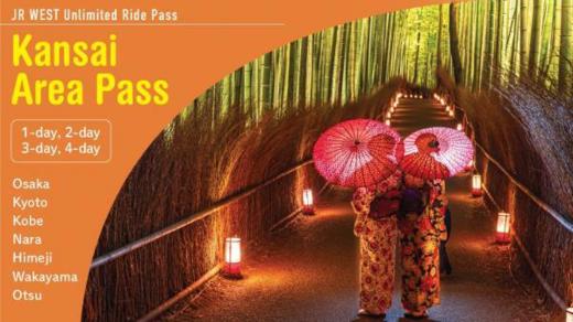 关西地区铁路周游券 2日券 3日券 成人 儿童 商品图0