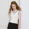 【商场同款】诗凡黎撞色边针织背心2025夏新款无袖上衣3G4230792 商品缩略图0