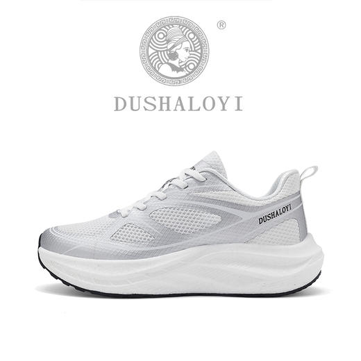 【“云朵”般轻透 缓震解压 软弹防滑】杜莎璐易简约网面爆米花跑步运动鞋 商品图0