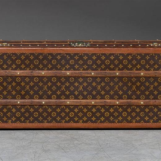 独角鹿西洋古董1930年代法国顶级奢侈品牌路易威登出品Monogram帆布经典老花款鞋箱 商品图3