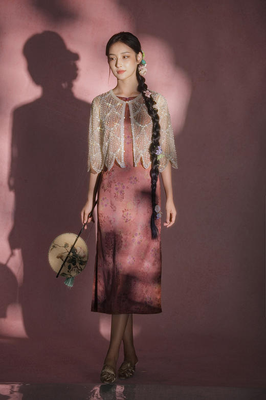 逸红颜明月优选#爆闪波浪边外套​​「天鹅」重磅高定非遗系列，双层蕾丝网纱，如月光织就～ 商品图6