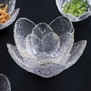 【19.9抢❗五瓣花碗三件套】梅花锤纹沙拉碗，采用无铅玻璃制作，安全用材，金边玻璃沙拉碗，水果盘樱花小碗甜品碗L 商品缩略图3