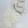 《浅灰色无货勿拍》基础简约爱心波点卷边中款袜163244270 商品缩略图5