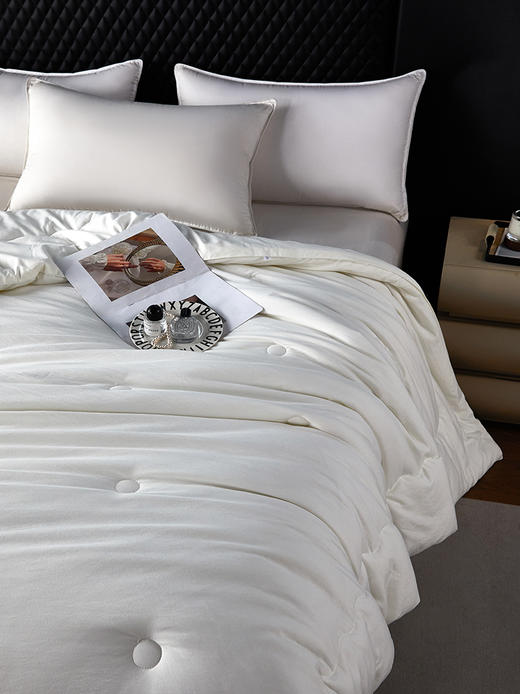 GRACE SPACE格调空间 舒柔暖绒云感四季被/保暖柔软冬被 商品图3