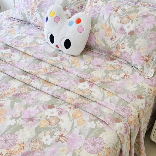 【100%全棉❗三件套】高品质全棉细纱粗布软凉席(花边款）夏日必入款👏 商品图14