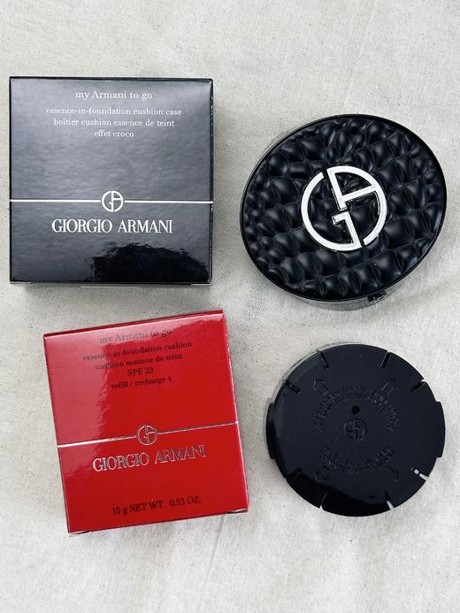 阿玛尼黑鳄纹「微雾丝光」黑科技养肤气垫 商品图3