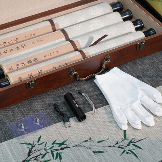 《皇家吉祥名画》福禄寿喜・炫彩钞艺版 荣宝斋·荣宝燕泰出品 钞券纸复刻 炫彩防伪 商品图11