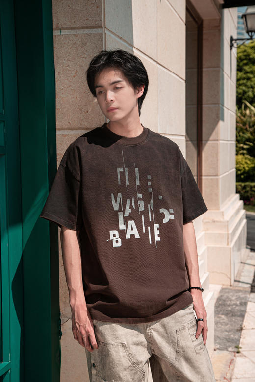 W519612293美式复古短袖T恤 商品图5