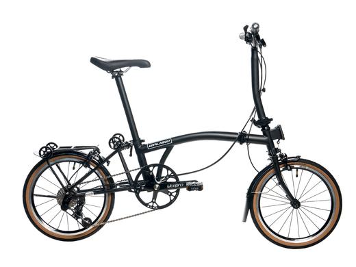 UPLAND S8复古性能三折叠城市通勤折叠车7速16寸 11.8kg 商品图7