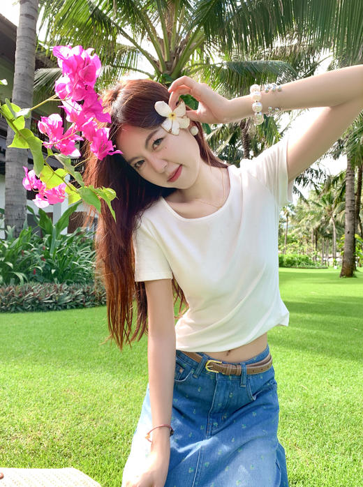 【189元任选2件】最后一波现货！后开叉小碎花半身裙 商品图9