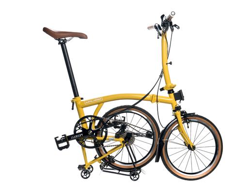 UPLAND S8复古性能三折叠城市通勤折叠车7速16寸 11.8kg 商品图2