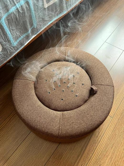 坐着祛湿🔥 品牌直发 | 明星同款👉【古法艾灸蒲团坐垫】💕 在家就能做艾灸の养生好物❗ 每天灸一次，灸走一年湿👍 实木非低版♨ 商品图9