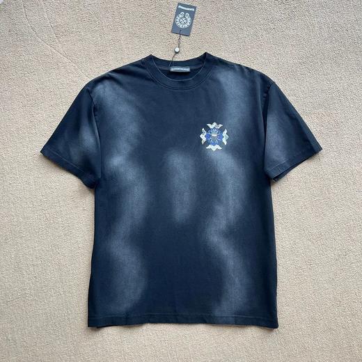 克罗心万针刺绣重工做旧工艺短袖T恤 商品图2