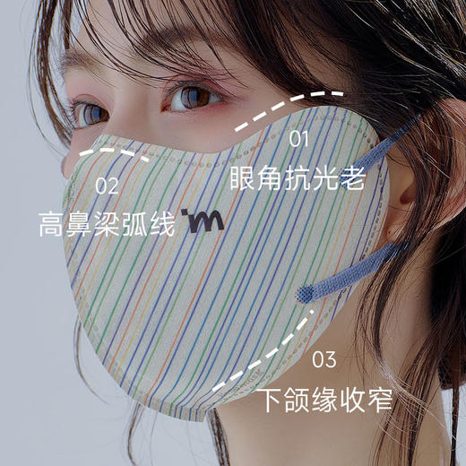【会员秒杀】马赛克一次性防晒口罩女3D立体透气口罩（效期至26年3月） 商品图6