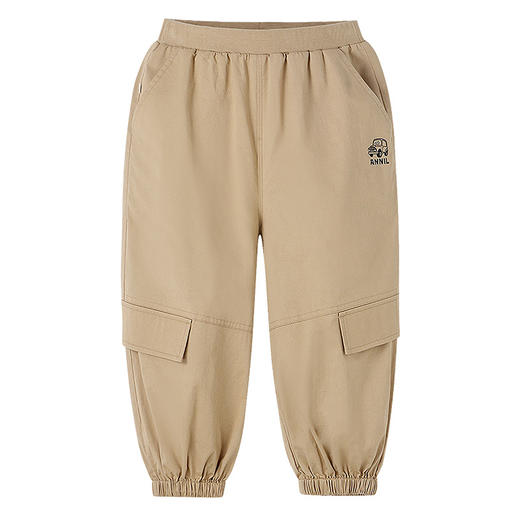 【实体店同款】男童全腰梭织长裤秋季新款安奈儿童装XB536124 商品图6